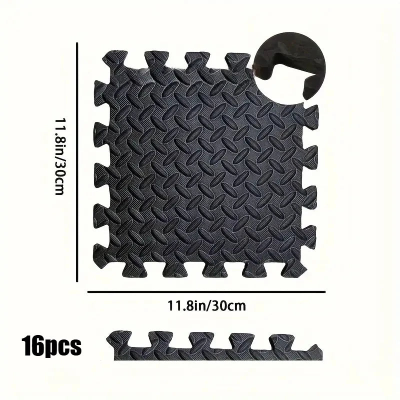 Interlocking Foam Floor Mats for Home Gym Workout Protective Puzzle Mat Tiles Waterproof EVA Padding 1/8/16Pcs - Reboot Athletic Power – Santé, Sport et Récupération à domicile