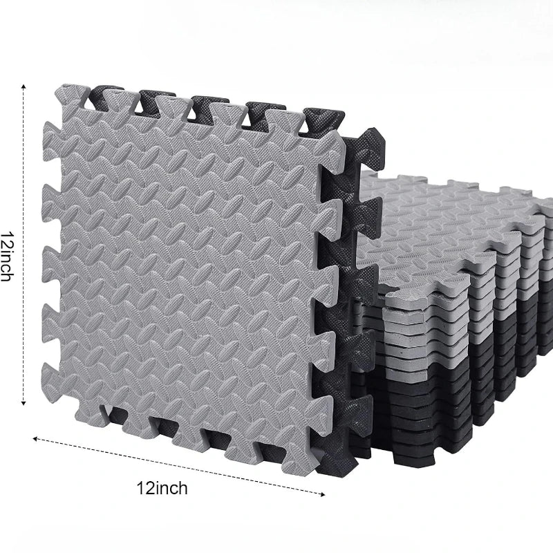 Interlocking Foam Floor Mats for Home Gym Workout Protective Puzzle Mat Tiles Waterproof EVA Padding 1/8/16Pcs - Reboot Athletic Power – Santé, Sport et Récupération à domicile