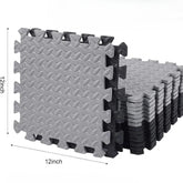 Interlocking Foam Floor Mats for Home Gym Workout Protective Puzzle Mat Tiles Waterproof EVA Padding 1/8/16Pcs - Reboot Athletic Power – Santé, Sport et Récupération à domicile