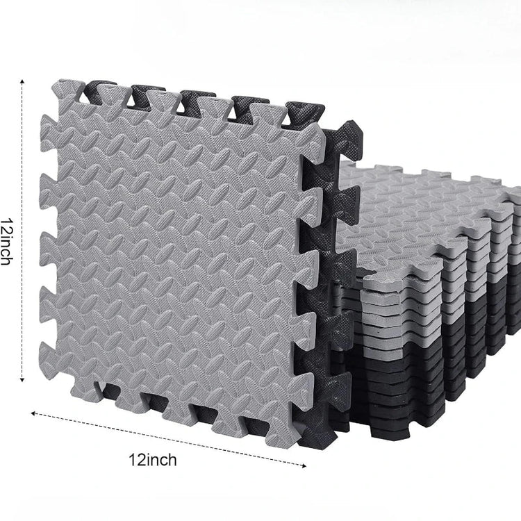 Interlocking Foam Floor Mats for Home Gym Workout Protective Puzzle Mat Tiles Waterproof EVA Padding 1/8/16Pcs - Reboot Athletic Power – Santé, Sport et Récupération à domicile