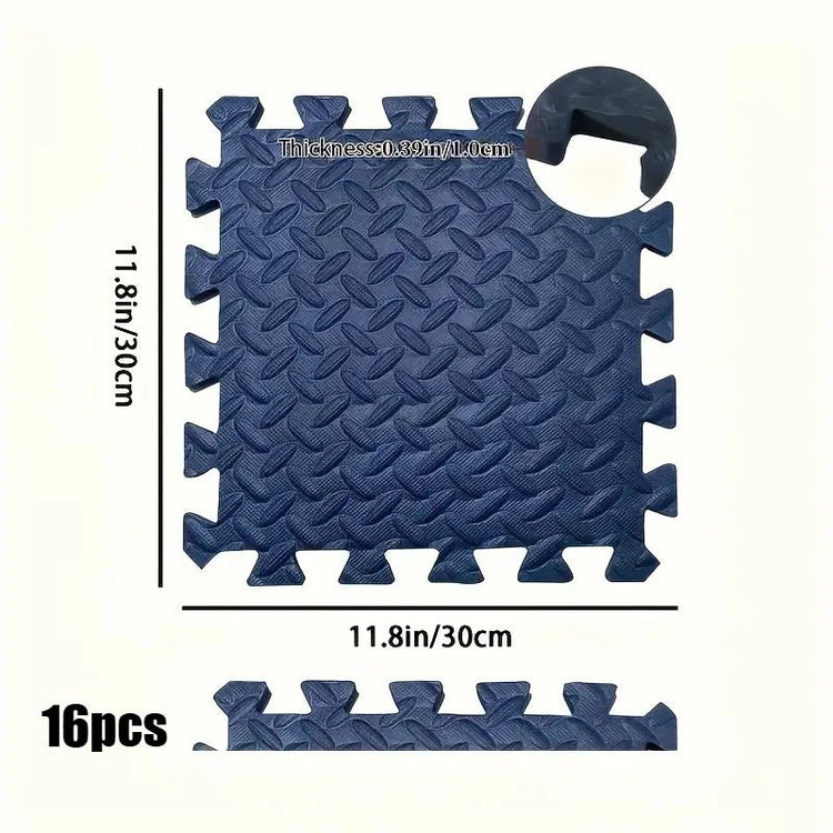 Interlocking Foam Floor Mats for Home Gym Workout Protective Puzzle Mat Tiles Waterproof EVA Padding 1/8/16Pcs - Reboot Athletic Power – Santé, Sport et Récupération à domicile