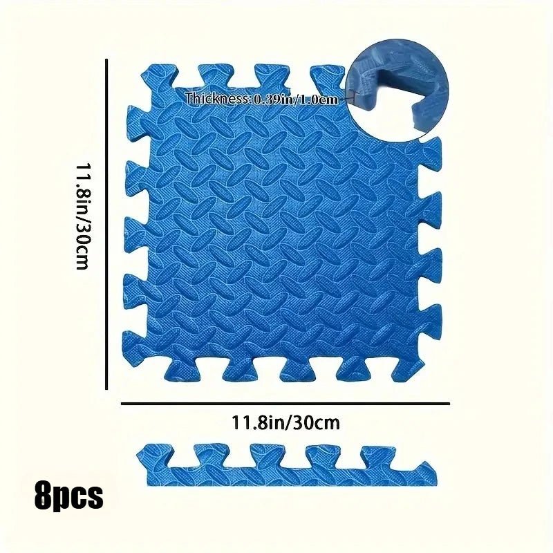 Interlocking Foam Floor Mats for Home Gym Workout Protective Puzzle Mat Tiles Waterproof EVA Padding 1/8/16Pcs - Reboot Athletic Power – Santé, Sport et Récupération à domicile