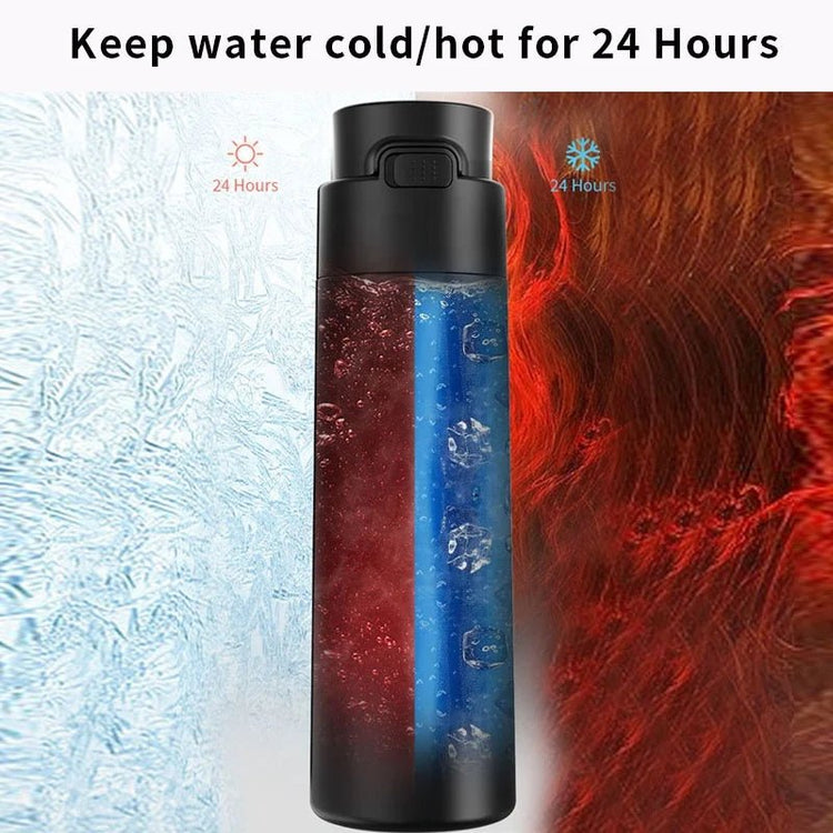 JZYZ OEM 630ml Large Stainless Steel Self Cleaning Smart Water Bottle UV Smart for Sports Camp Support APP - Reboot Athletic Power – Santé, Sport et Récupération à domicile