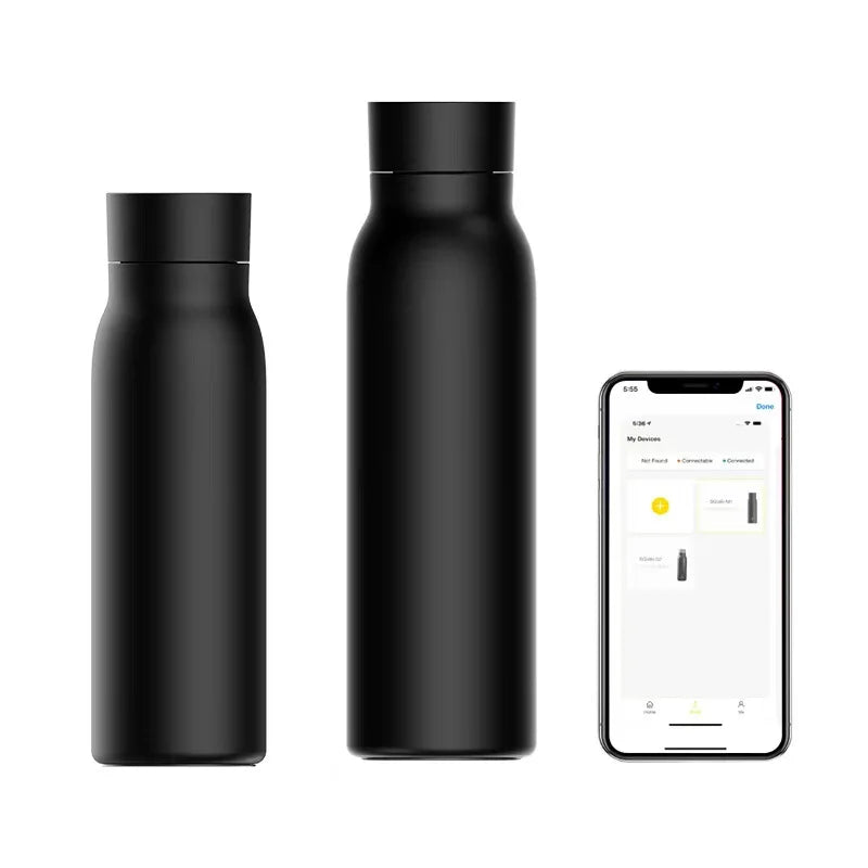 JZYZ Tuya Smart Water Bottle Drink Reminder Temperature Waterproof Double Wall Stainless Steel Bottle With App - Reboot Athletic Power – Santé, Sport et Récupération à domicile