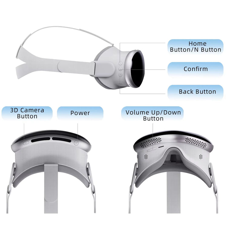 Lunettes de réalité virtuelle 3D pour jeux vidéo, casque 3D, masque avec caméra - Reboot Athletic Power – Santé, Sport et Récupération à domicile