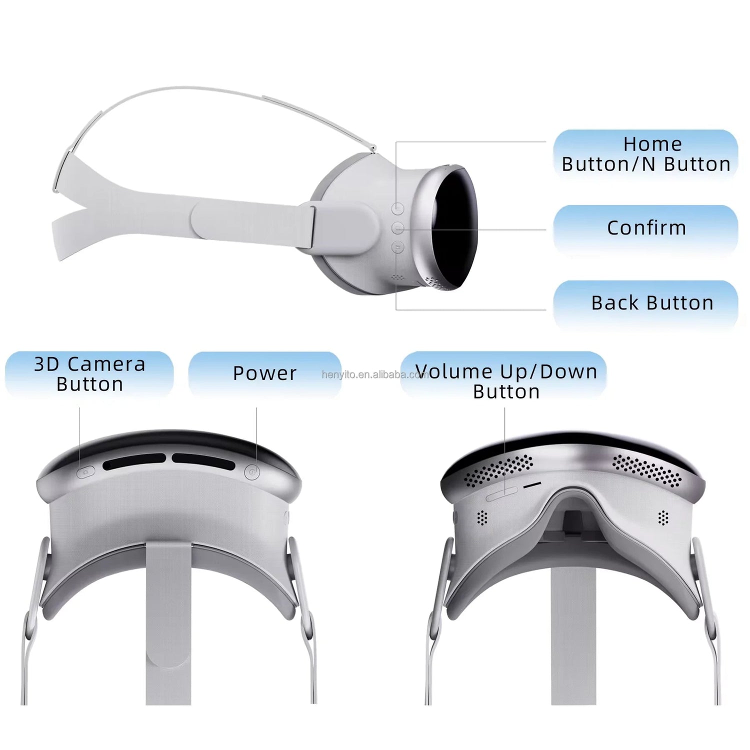 Lunettes de réalité virtuelle 3D pour jeux vidéo, casque 3D, masque avec caméra - Reboot Athletic Power – Santé, Sport et Récupération à domicile