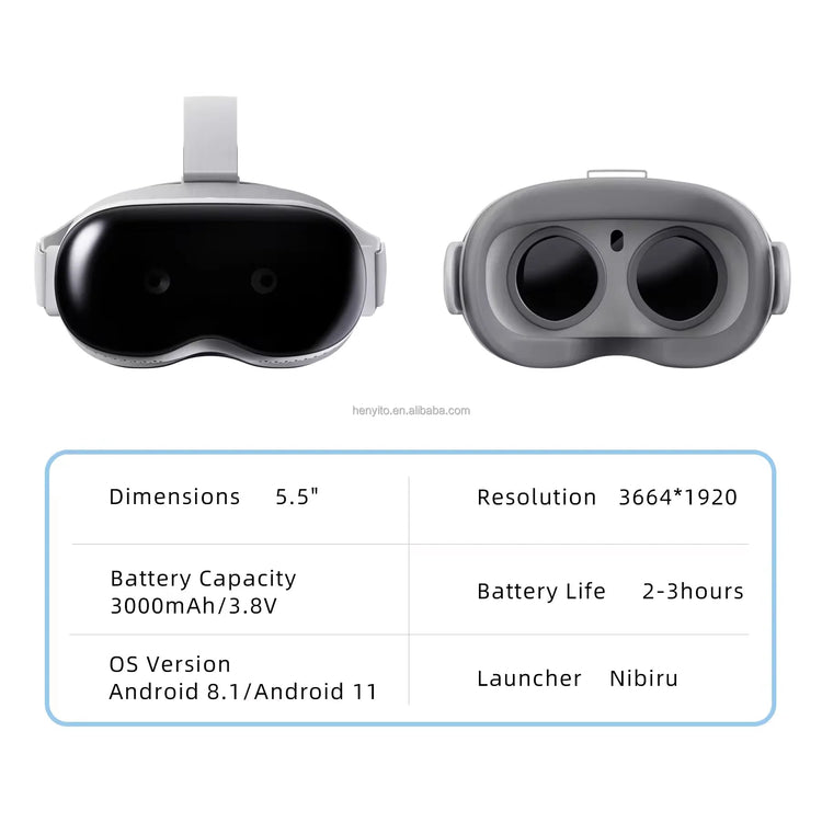 Lunettes de réalité virtuelle 3D pour jeux vidéo, casque 3D, masque avec caméra - Reboot Athletic Power – Santé, Sport et Récupération à domicile