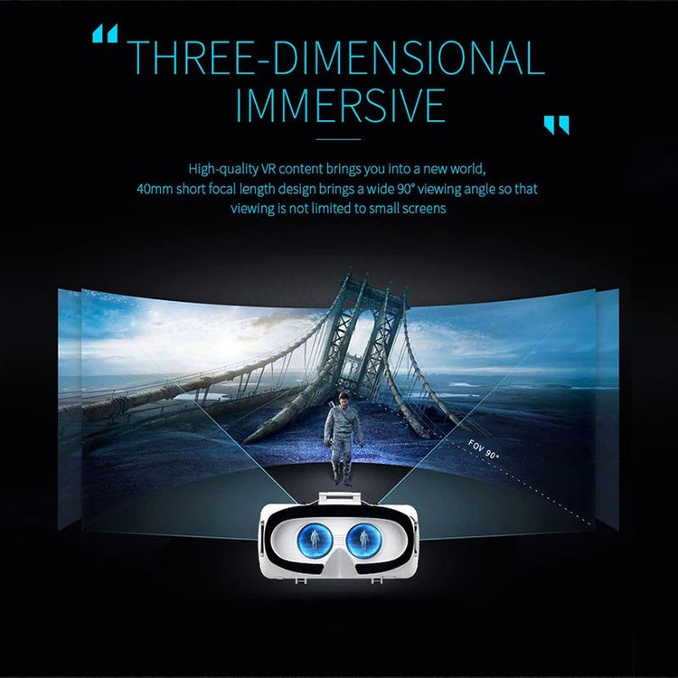 Lunettes de réalité virtuelle 3D Shinecon Viar pour iPhone et Android, casque de réalité virtuelle pour jeux vidéo. - Reboot Athletic Power – Santé, Sport et Récupération à domicile