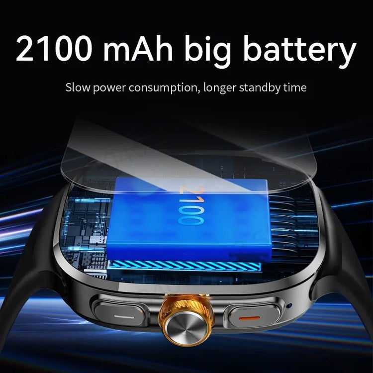 M99 Smartwatch 5G With 2.4inch Amoled Screen 900W Rotating Camera WIFI GPS Position Compass NFC Bluetooth Smart Watch Men Women - Reboot Athletic Power – Santé, Sport et Récupération à domicile