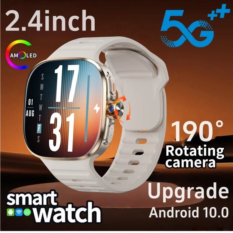 M99 Smartwatch 5G With 2.4inch Amoled Screen 900W Rotating Camera WIFI GPS Position Compass NFC Bluetooth Smart Watch Men Women - Reboot Athletic Power – Santé, Sport et Récupération à domicile