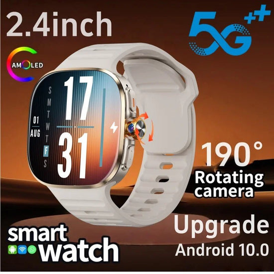 M99 Smartwatch 5G With 2.4inch Amoled Screen 900W Rotating Camera WIFI GPS Position Compass NFC Bluetooth Smart Watch Men Women - Reboot Athletic Power – Santé, Sport et Récupération à domicile