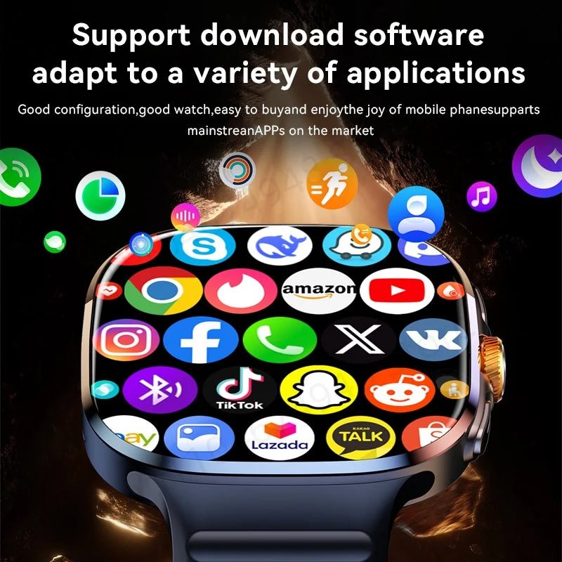 M99 Smartwatch 5G With 2.4inch Amoled Screen 900W Rotating Camera WIFI GPS Position Compass NFC Bluetooth Smart Watch Men Women - Reboot Athletic Power – Santé, Sport et Récupération à domicile