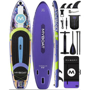 Planche de paddle gonflable étanche Myboat SUB 11'6''x34''x6'' pour adulte, style debout, pêche aquatique avec accessoires SUP сапборд - Reboot Athletic Power – Santé, Sport et Récupération à domicile
