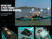 Planche de paddle gonflable étanche Myboat SUB 11'6''x35''x6'' pour adulte, style debout, pêche aquatique avec accessoires SUP сапборд - Reboot Athletic Power – Santé, Sport et Récupération à domicile