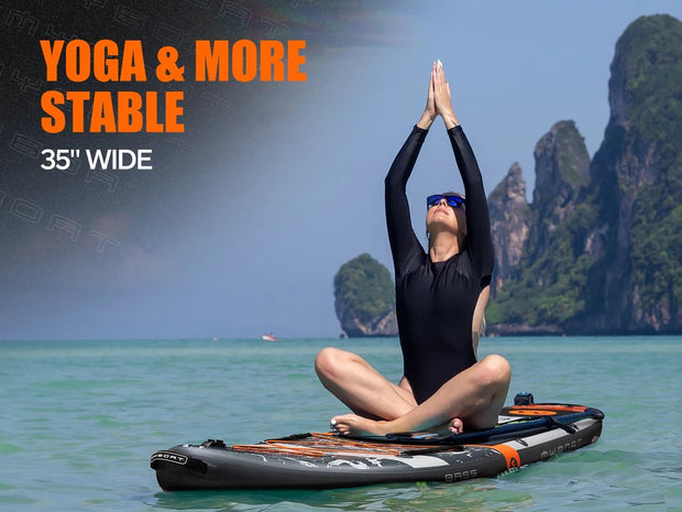 Planche de paddle gonflable Myboat neuve 3,50 m x 89 cm x 15 cm avec accessoires, extra large. - Reboot Athletic Power – Santé, Sport et Récupération à domicile