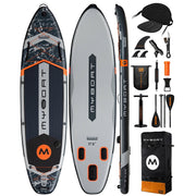 Planche de paddle gonflable Myboat neuve 3,50 m x 89 cm x 15 cm avec accessoires, extra large. - Reboot Athletic Power – Santé, Sport et Récupération à domicile
