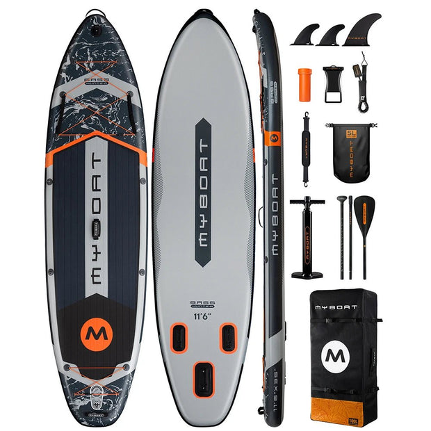 Planche de paddle gonflable Myboat neuve 3,50 m x 89 cm x 15 cm avec accessoires, extra large. - Reboot Athletic Power – Santé, Sport et Récupération à domicile
