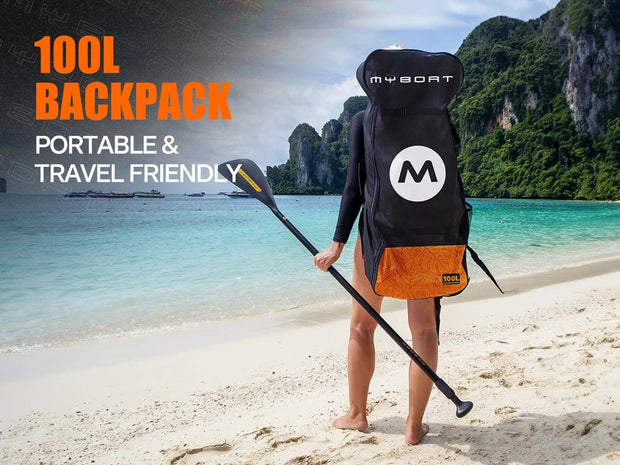 Planche de paddle gonflable Myboat neuve 3,50 m x 89 cm x 15 cm avec accessoires, extra large. - Reboot Athletic Power – Santé, Sport et Récupération à domicile