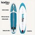 Planche de paddle KOETSU de 3,20 m (10 pieds 6 pouces), bleue et blanche, idéale pour les sports nautiques, les loisirs et le surf. - Reboot Athletic Power – Santé, Sport et Récupération à domicile