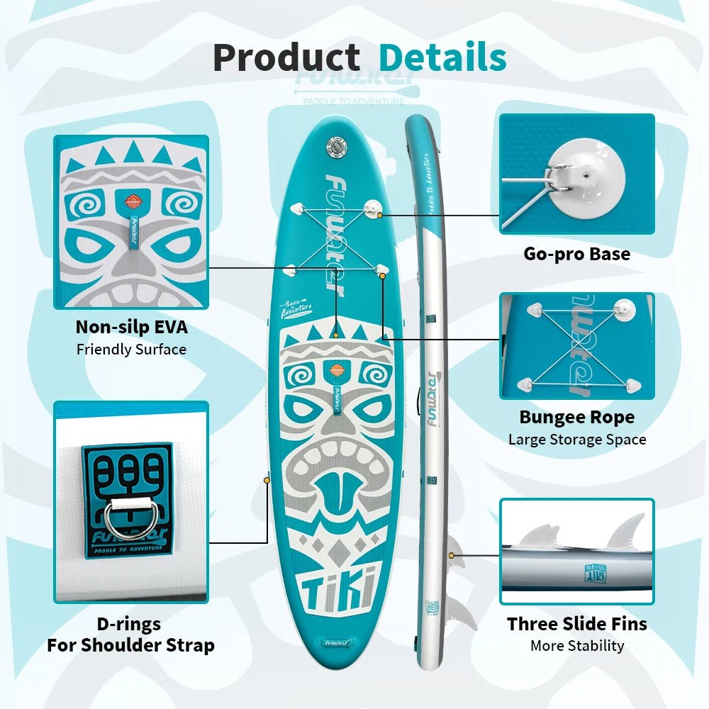 Planche de SUP gonflable FunWater TIKI 10&