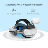 Sangle de batterie BOBOVR P4U 10 000 mAh pour PICO 4 Ultra et PICO 4 Ultra Enterprise avec batterie B100 – Indicateur de batterie – Accessoire VR - Reboot Athletic Power – Santé, Sport et Récupération à domicile