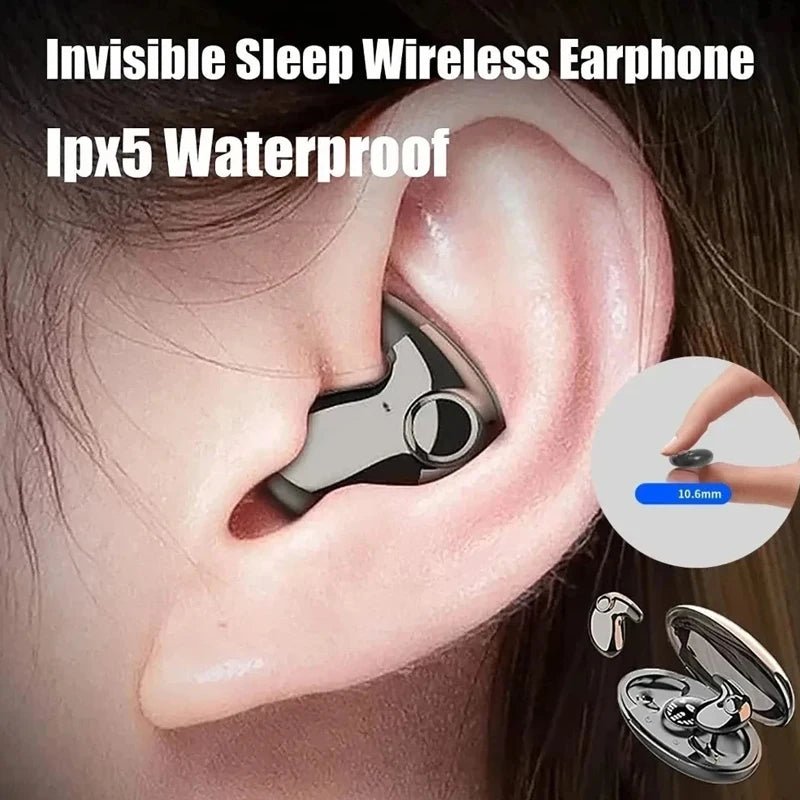 Sleep Invisible Stereo Headset IPX5 Waterproof Wireless Bluetooth Earphone Earbuds with Mic for Phone Bluetooth 5.3 Headphones - Reboot Athletic Power – Santé, Sport et Récupération à domicile