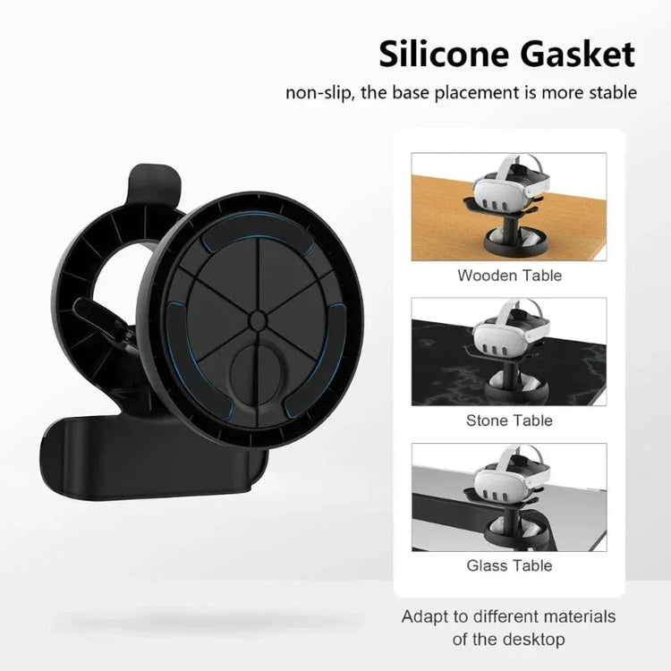 Support de présentation pour casques de jeu Meta Quest 3 - Support universel pour accessoires VR multi - hôtes - Présentoir de bureau - Reboot Athletic Power – Santé, Sport et Récupération à domicile