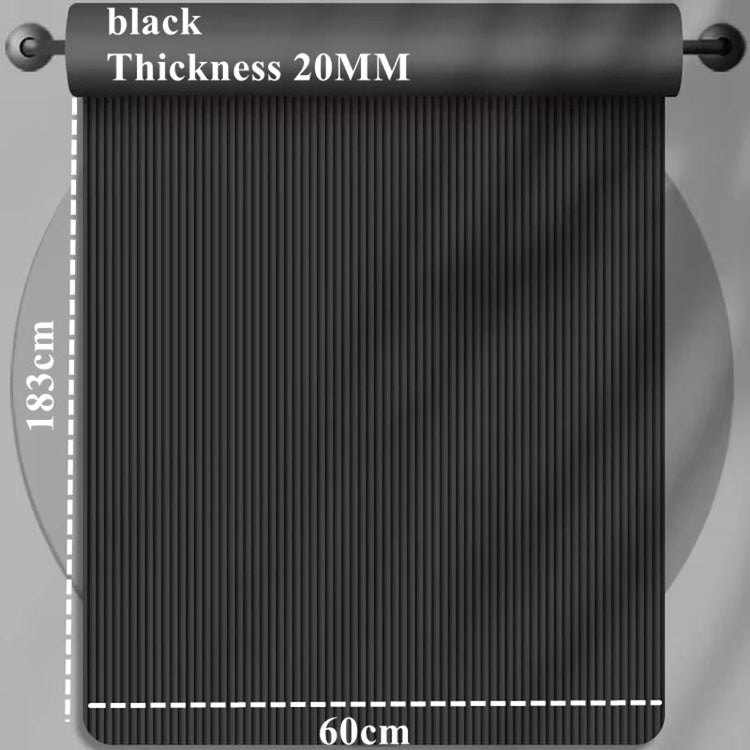 Thicken 183x60cm NBR Yoga Mat Moisture - proof 20mm Thick Outdoor Non - Slip Durable Camping Picnic Mat Exercise Gym Fitness Workout - Reboot Athletic Power – Santé, Sport et Récupération à domicile
