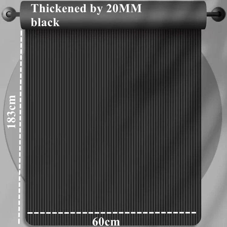 Thicken 183x60cm NBR Yoga Mat Moisture - proof 20mm Thick Outdoor Non - Slip Durable Camping Picnic Mat Exercise Gym Fitness Workout - Reboot Athletic Power – Santé, Sport et Récupération à domicile