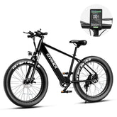 Vélo électrique professionnel pour adultes, VTT électrique à gros pneus 26 x 4 pouces, moteur 1000 W 48 V 15 Ah pour randonnées, excursions et trajets quotidiens, certifié UL et GCC - Reboot Athletic Power – Santé, Sport et Récupération à domicile