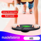 Yoga Balance Board Disc Stability Round Plates Exercise Trainer for Fitness Sports Waist Wriggling Fitness Balance Board - Reboot Athletic Power – Santé, Sport et Récupération à domicile