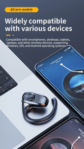 Z66 wireless earhook OWS open Bluetooth headset single ear non - in - ear air conduction headset with microphone sports headset - Reboot Athletic Power – Santé, Sport et Récupération à domicile