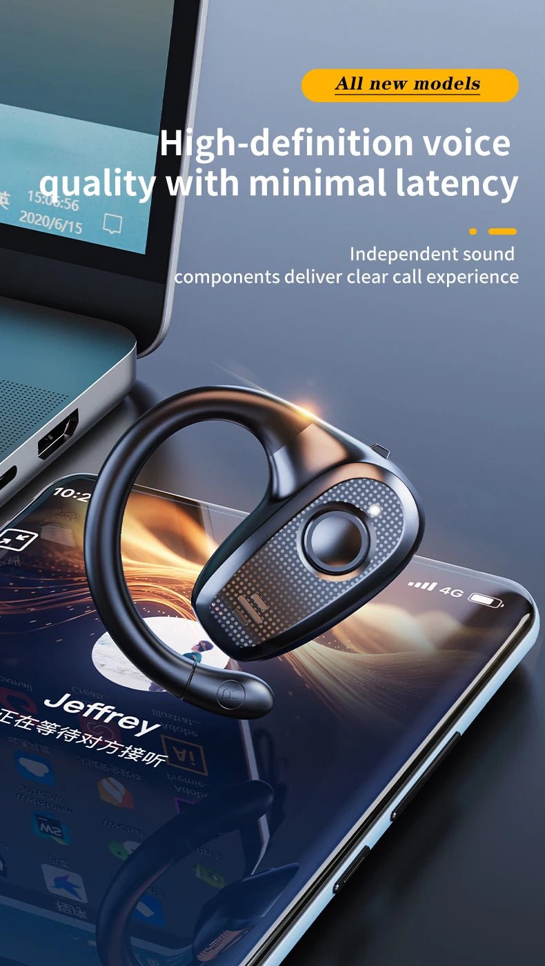 Z66 wireless earhook OWS open Bluetooth headset single ear non - in - ear air conduction headset with microphone sports headset - Reboot Athletic Power – Santé, Sport et Récupération à domicile