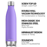 ZORRI Double - Wall Insulated Vacuum Flask Tea Milk Travel Mug Water Bottle Thermos Bottles Thermcup 350ml/500ml/650ml - Reboot Athletic Power – Santé, Sport et Récupération à domicile