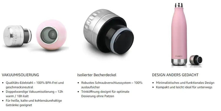 ZORRI Double - Wall Insulated Vacuum Flask Tea Milk Travel Mug Water Bottle Thermos Bottles Thermcup 350ml/500ml/650ml - Reboot Athletic Power – Santé, Sport et Récupération à domicile