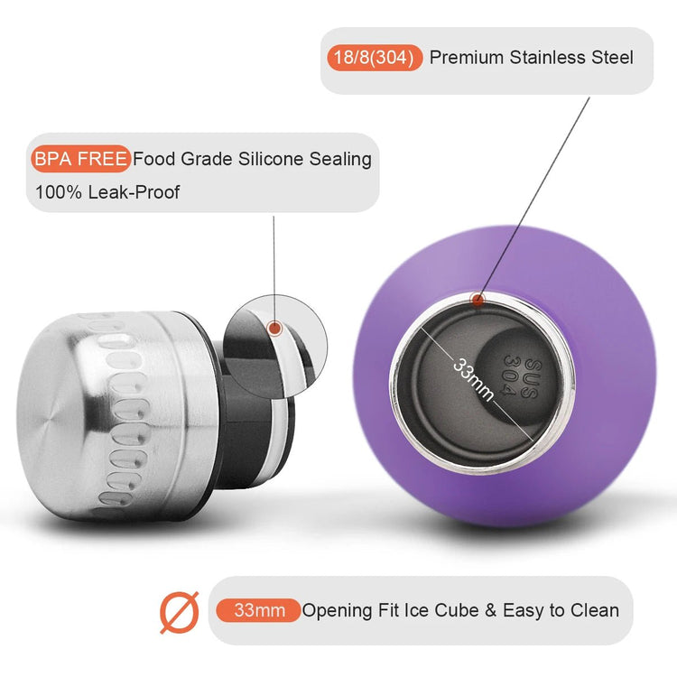 ZORRI Double - Wall Insulated Vacuum Flask Tea Milk Travel Mug Water Bottle Thermos Bottles Thermcup 350ml/500ml/650ml - Reboot Athletic Power – Santé, Sport et Récupération à domicile